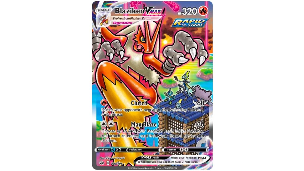 Pokemon Blaziken VMAX Alternate Art Secret outlet