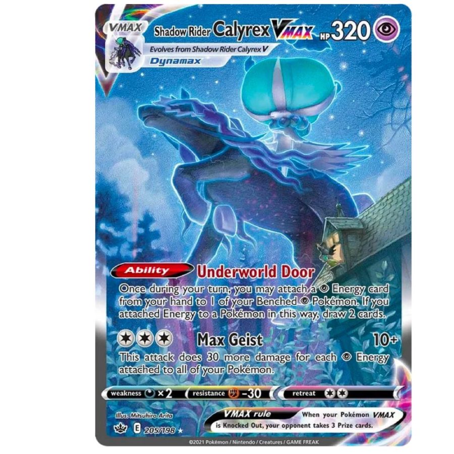 Pokemon Ice Rider Calyrex VMAX Alternate Art Secret ...