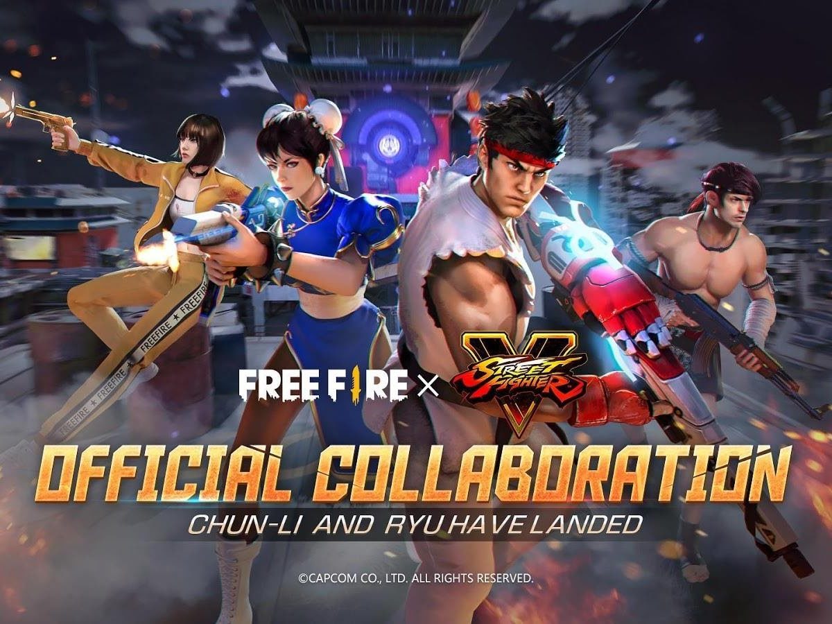 Free Fire Launches New Collaboration Event With Street Fighter V