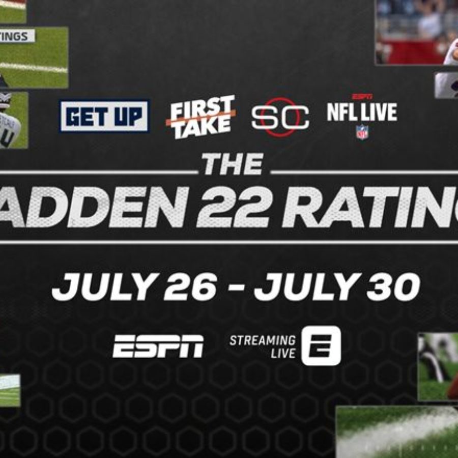 ESPN to Host Madden Ratings Week July 26 to 30 on SportsCenter