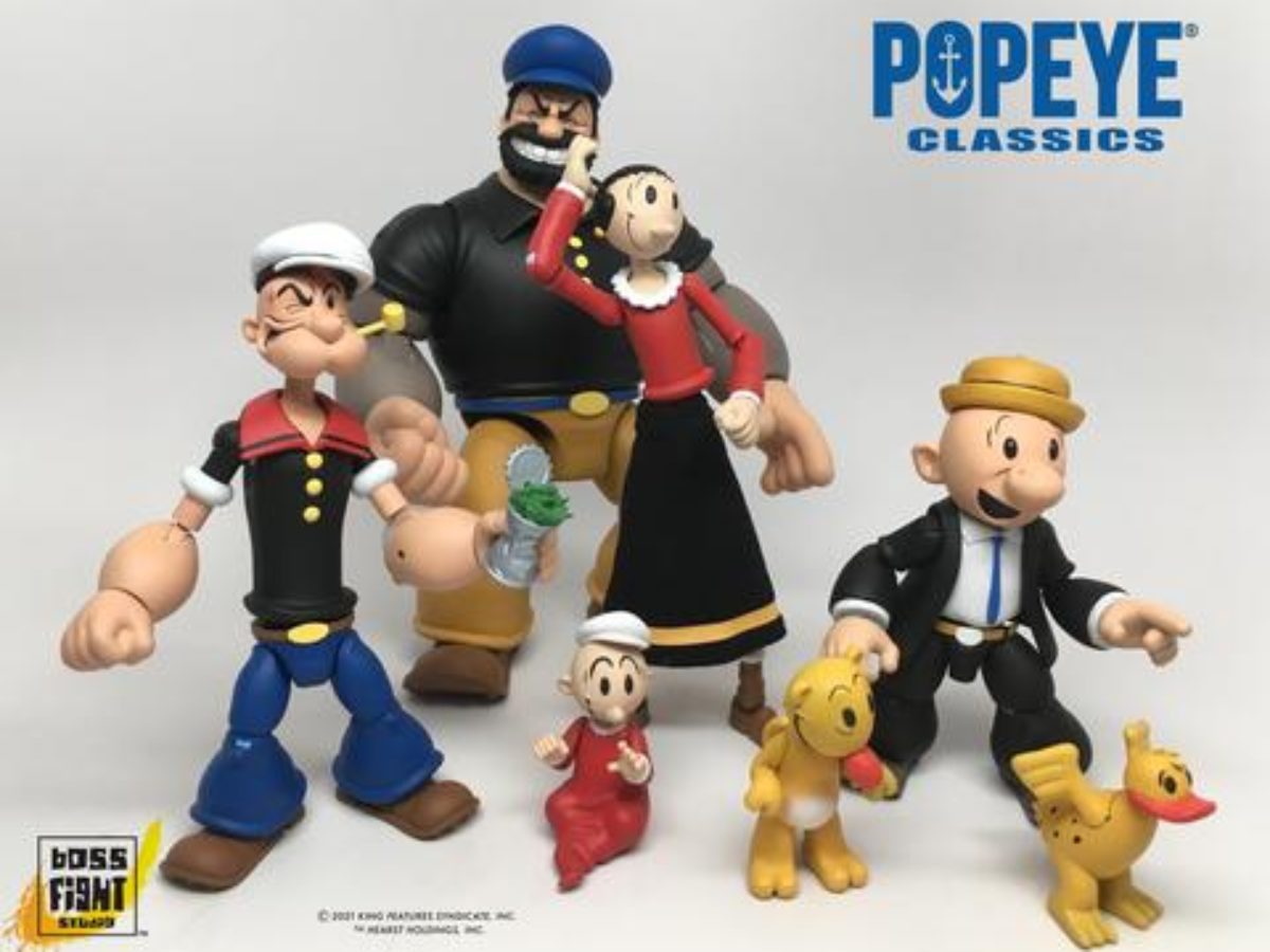 Popeye Classic Figures Finally Revealed From Boss Fight Studio