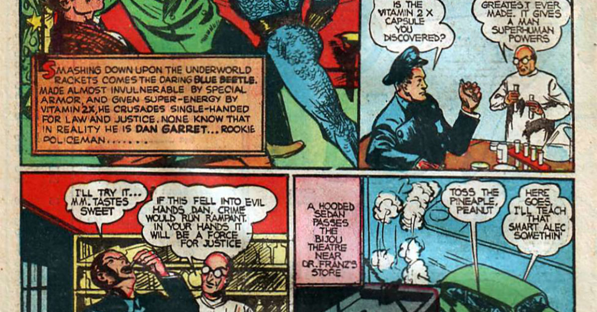 Blue Beetle's 1940 Radio Show-Inspired Comic Book Power-Up, at Auction - Vimarsana News