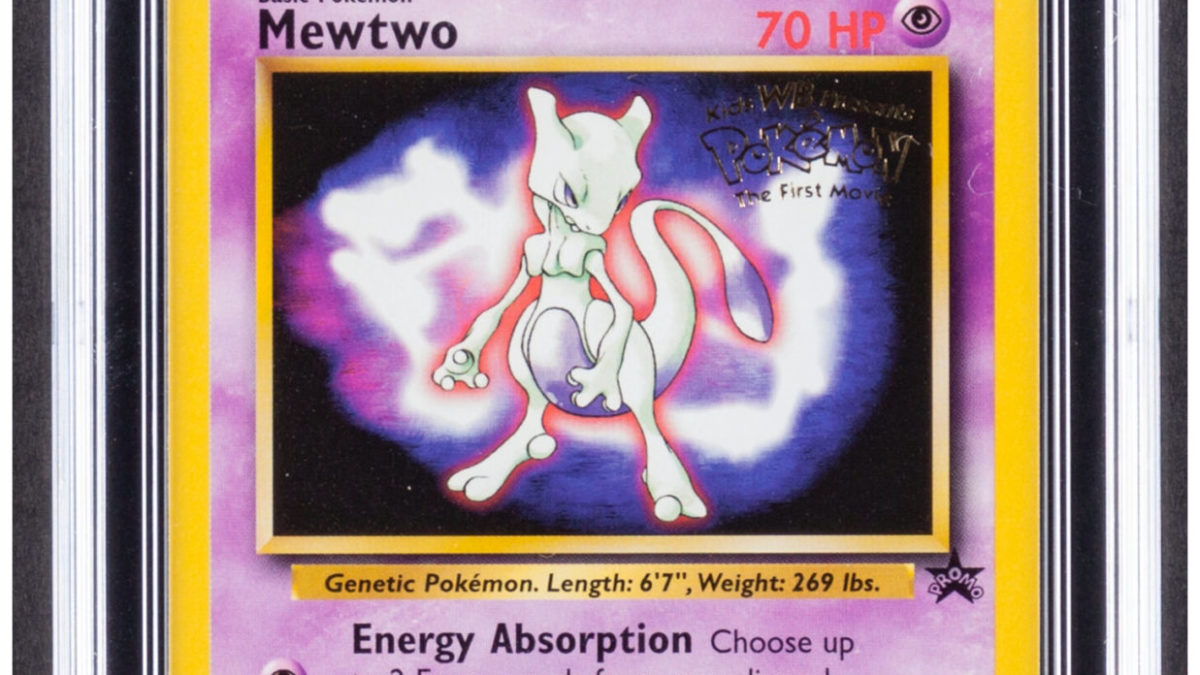 Pokmon TCG Black Star Movie Promo Mewtwo On Auction At Heritage