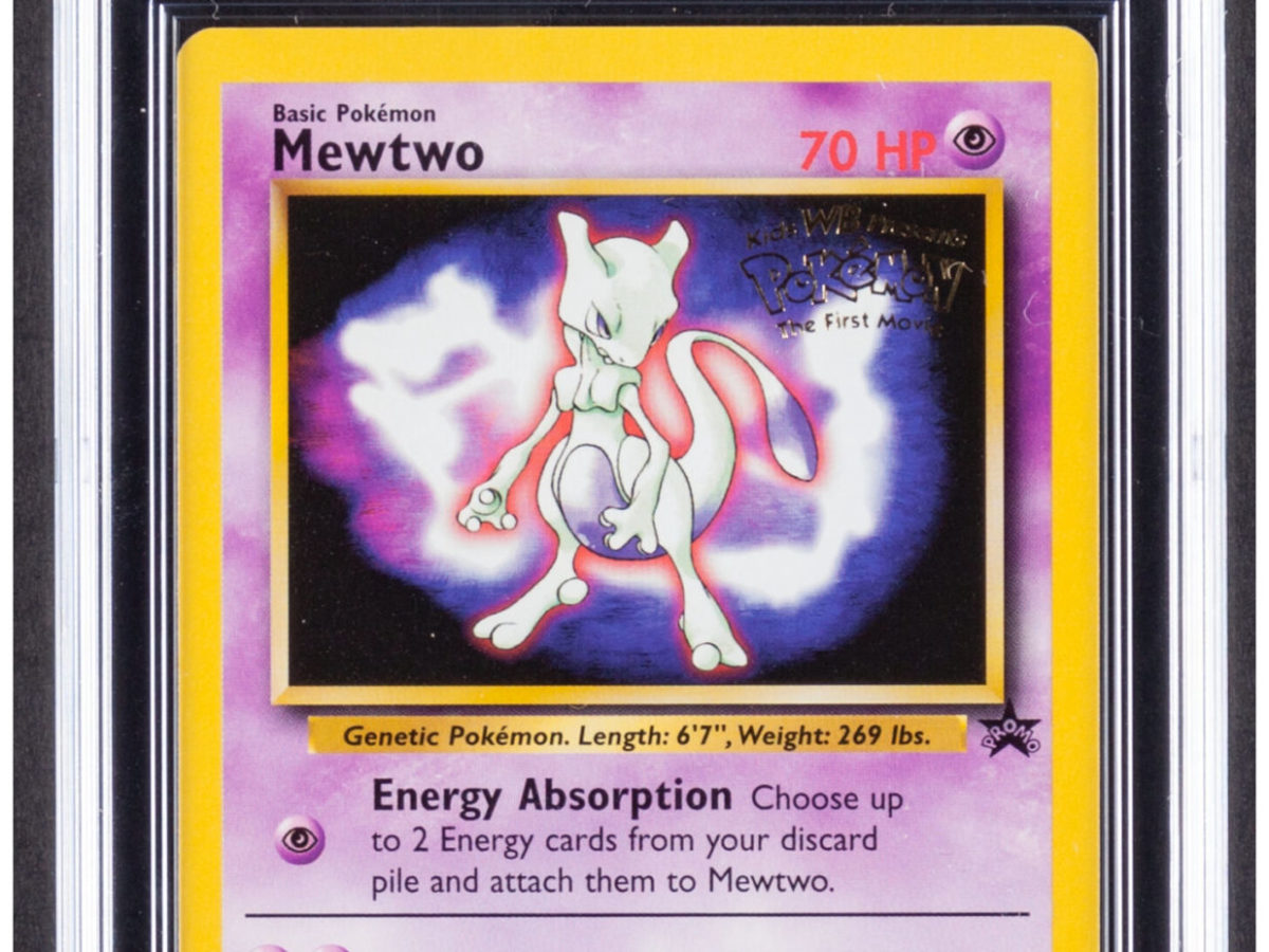Pokmon TCG Black Star Movie Promo Mewtwo On Auction At Heritage