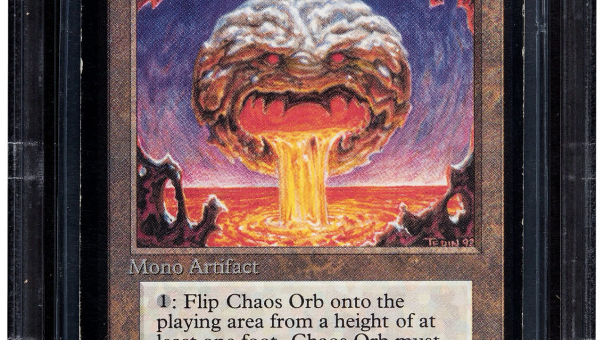 Magic: The Gathering Alpha Chaos Orb Up For Auction At Heritage