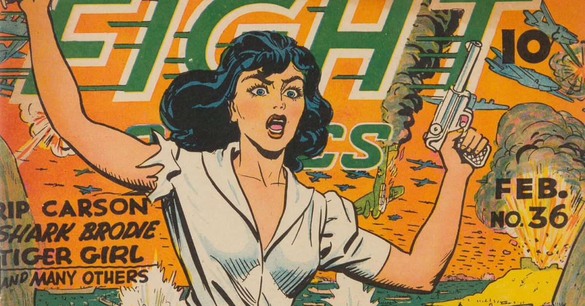 Women Go to War in Fiction House’s Fight Comics, Up for Auction