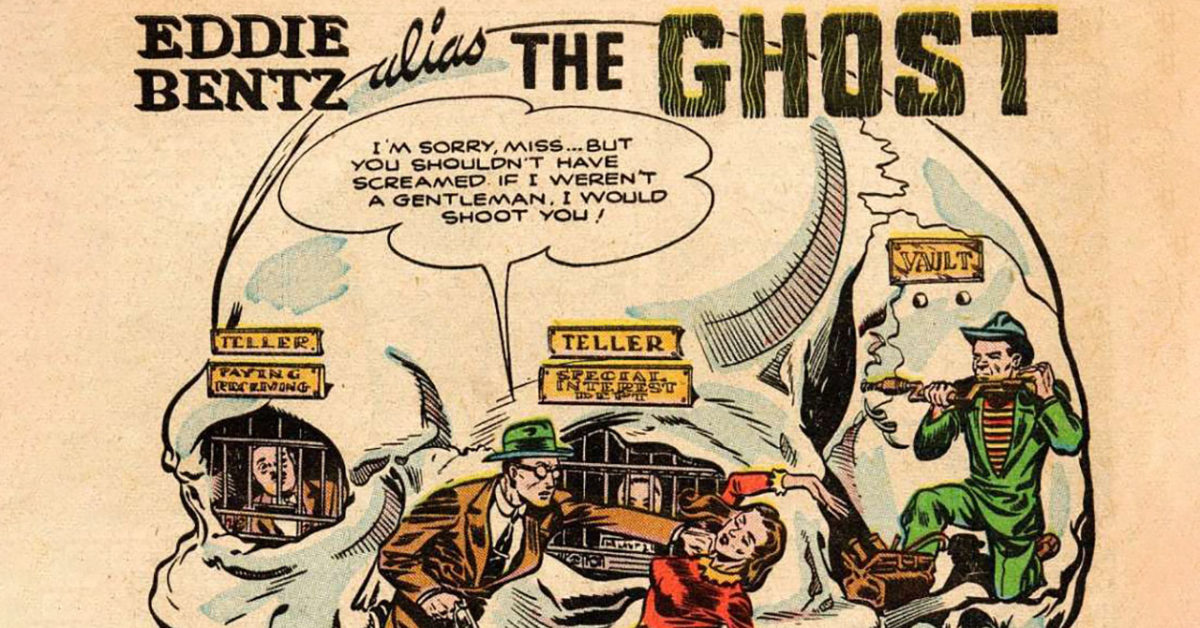 Eddie Bentz, Alias The Ghost in Gangsters Can’t Win #2, up for Auction
