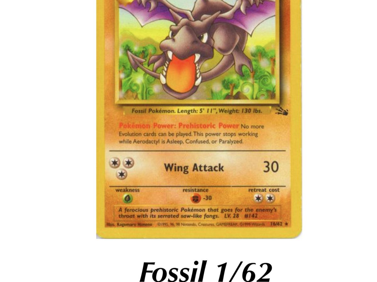 Aerodactyl Fossil Pokémon Card