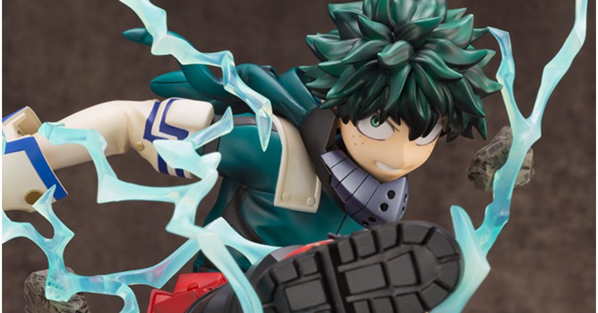 My Hero Academia Deku Powers Up With New Kotobukiya Statue