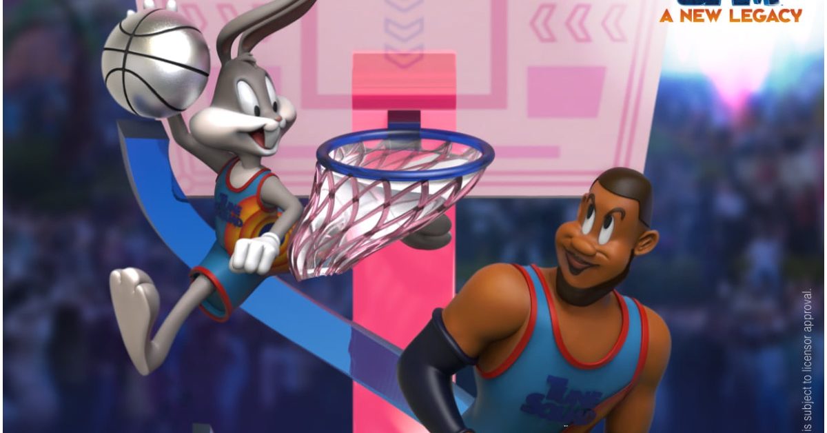 Beast Kingdom Hits the Court With Space Jam: A New Legacy Statues