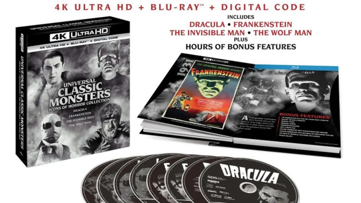 Universal Classic Monsters Complete Film Collection Blu Ray