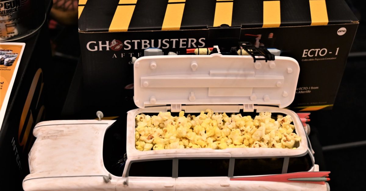 Ghostbusters Afterlife Getting A Ecto1 Themed Popcorn Bucket