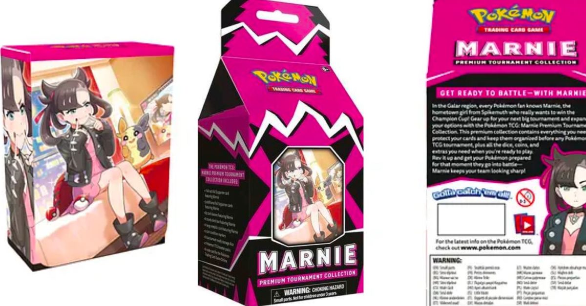 What Pokémon TCG Packs Come In The Marnie Tournament Collection?