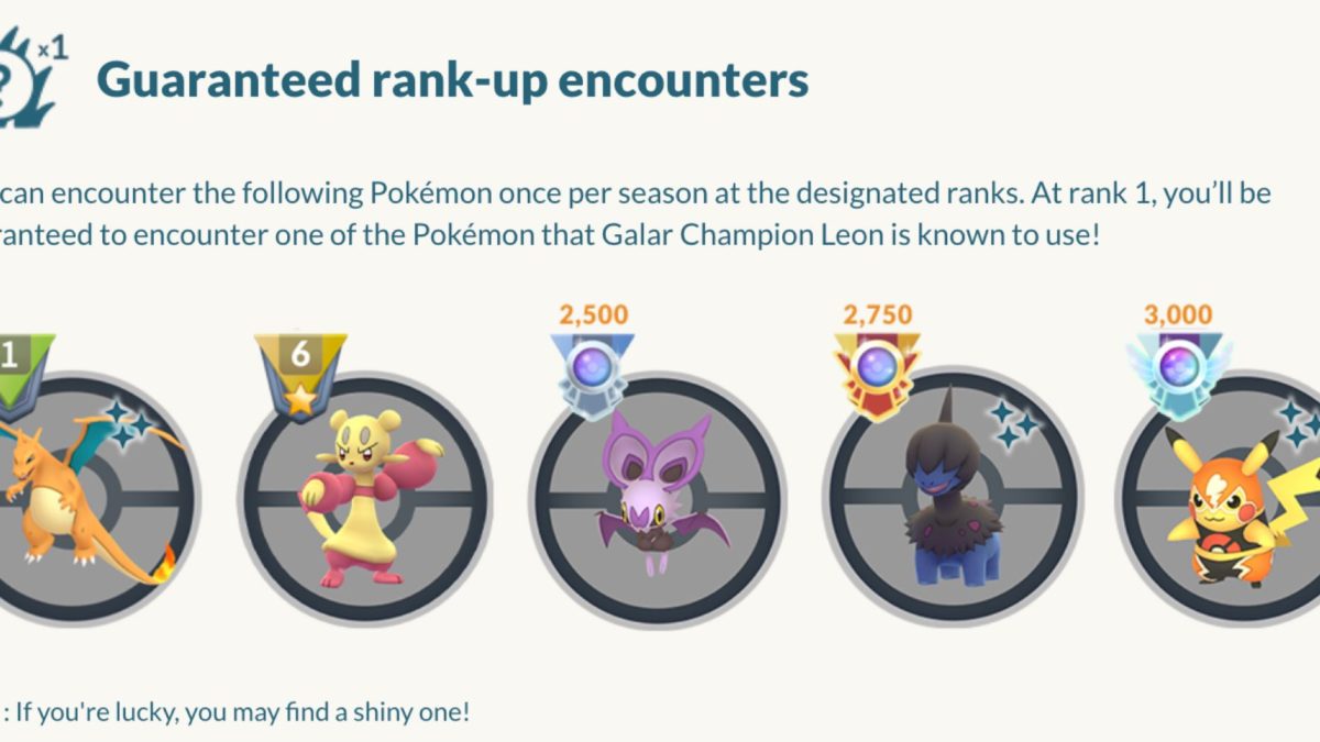 Pokémon Go Battle League rankings are live after swapping to