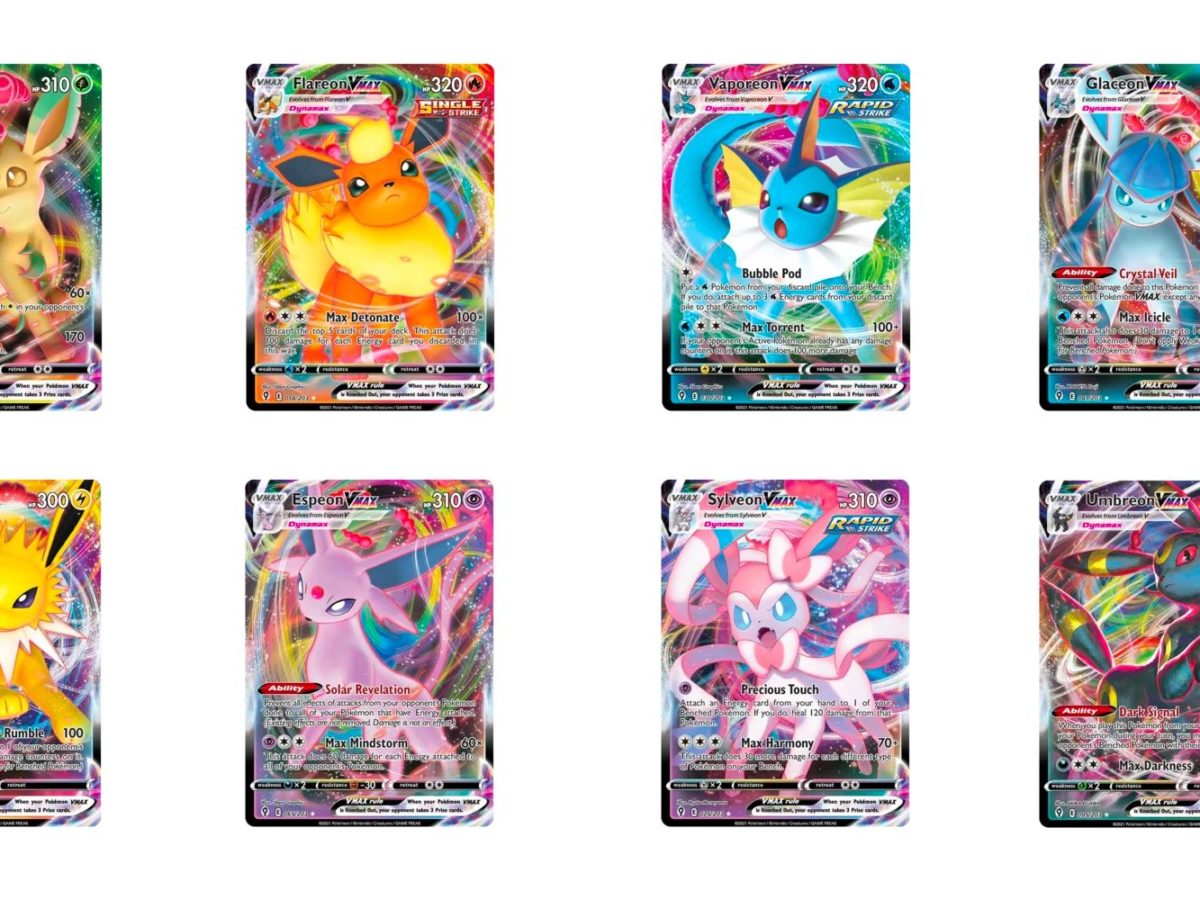 Top 10 Eeveelution V (and VMAX) Cards in Pokémon - HobbyLark