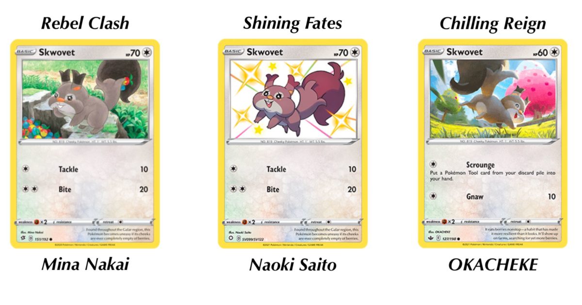 skwovet shiny pokemon card TCG Spotlight: Some Of The Best Skwovet Pokémon Cards