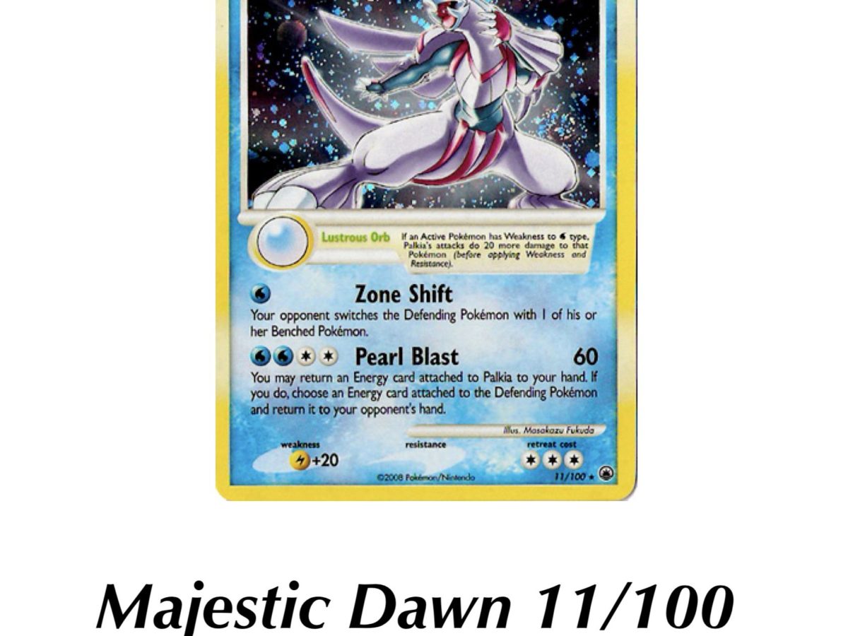 PrimetimePokemon's Blog: Pokemon Card of the Day: Palkia (Majestic Dawn)