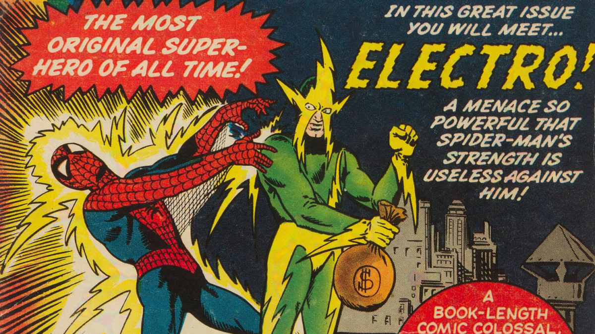 spider man electro comic