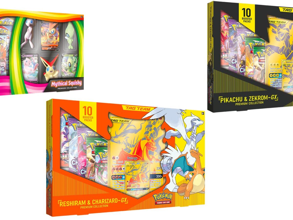 Reshiram & Charizard GX Premium Collection Revealed, Gold Reshiram