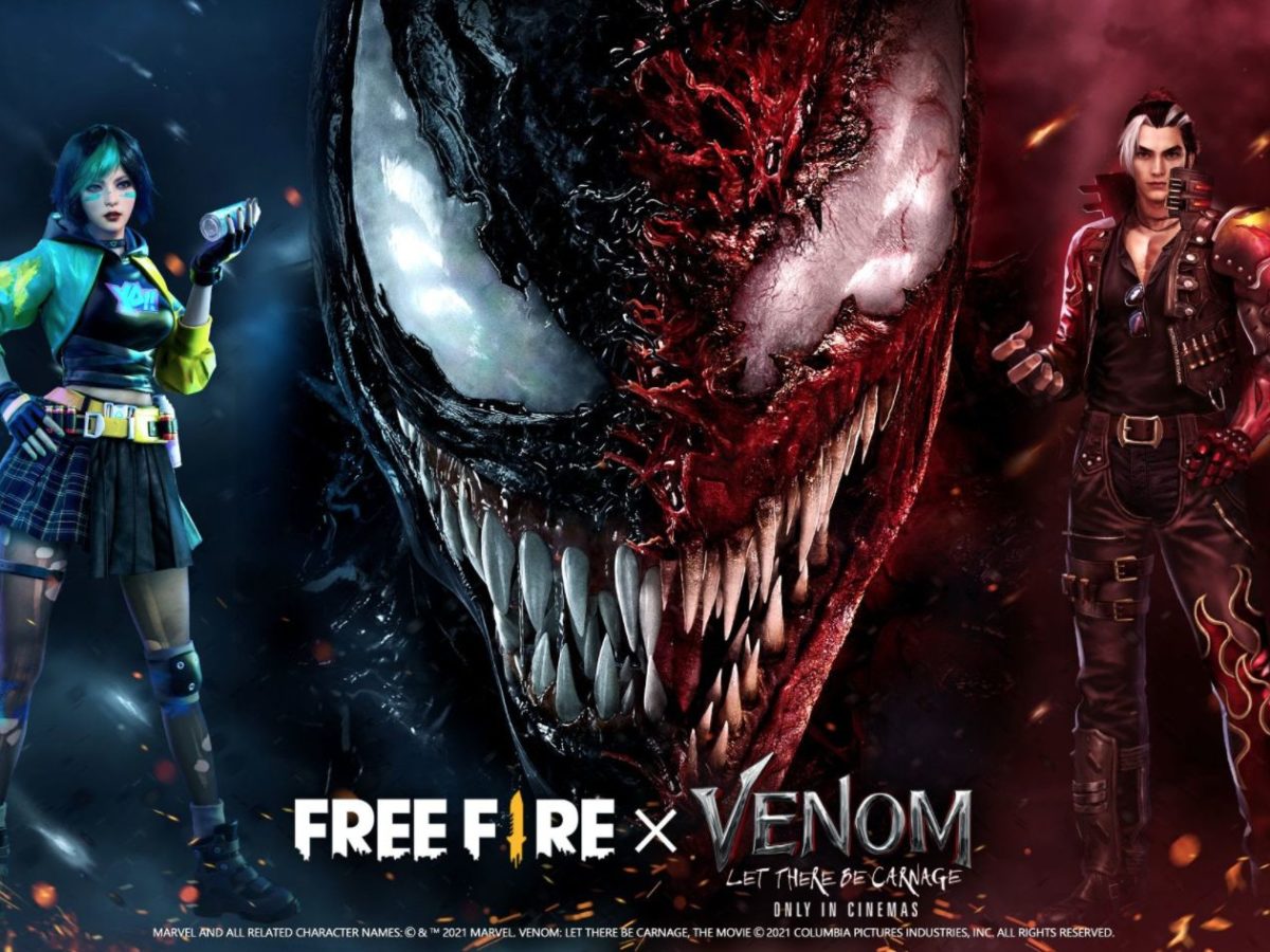 Free Fire Reveals Venom: Let There Be Carnage Crossover Event