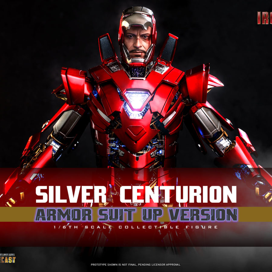 Iron Man 3 Mark XXXIII Silver Centurion Armor Deploys with Hot Toys