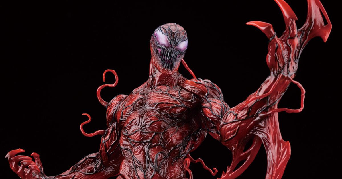 RED Venom Figure Marvel Action Collectible Spider Man ARTFX 