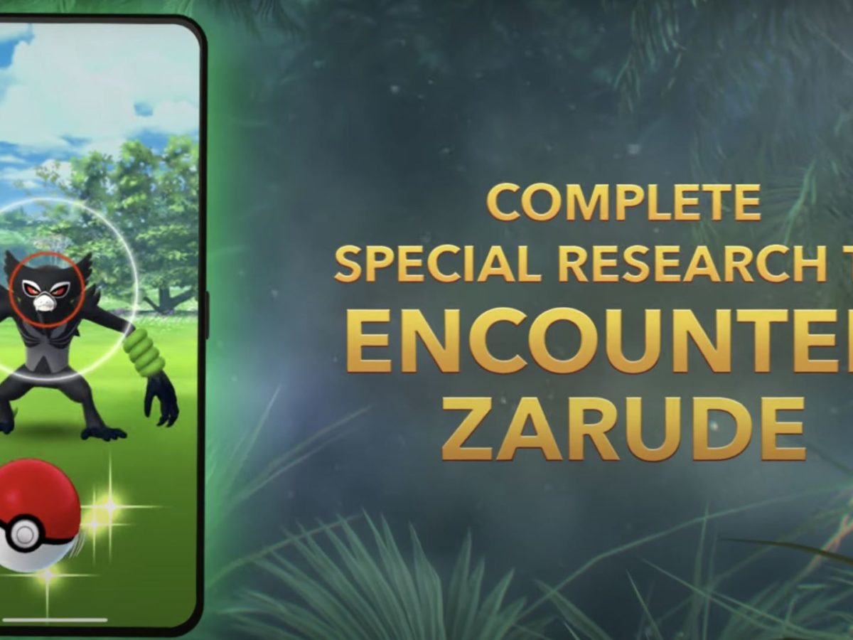 Zarude Pre Dive in Pokemon Go! Coming soon! 
