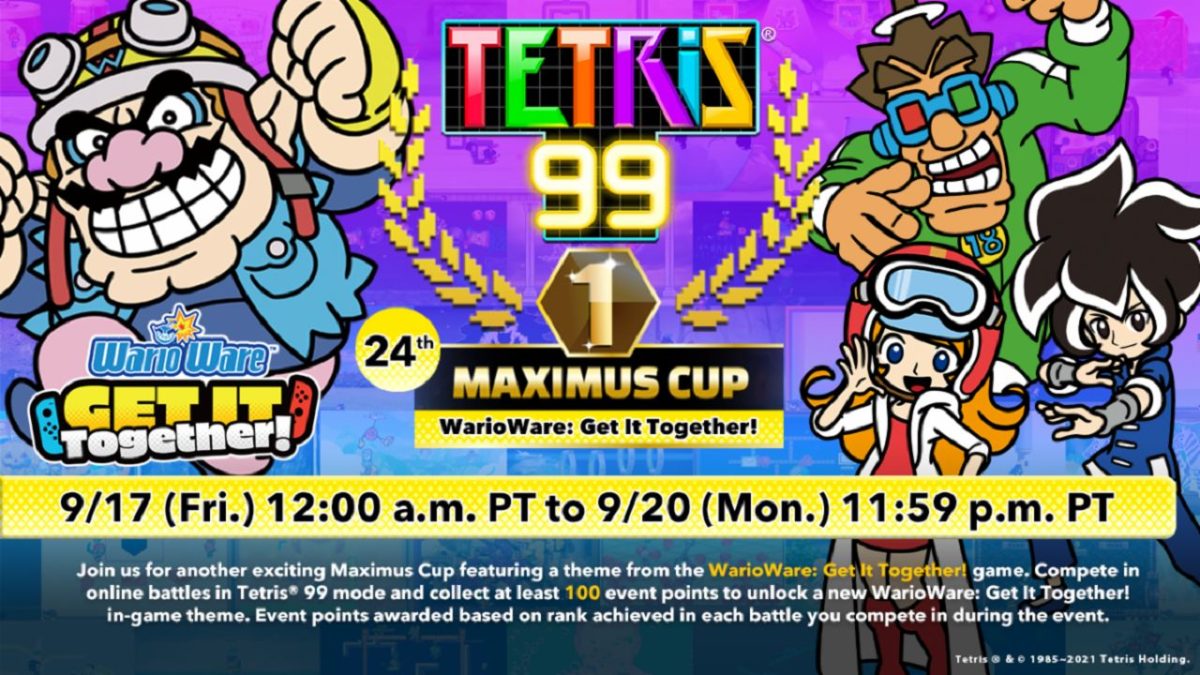 Pokémon Legends: Arceus Becomes Latest Tetris 99 Maximus Cup Focus