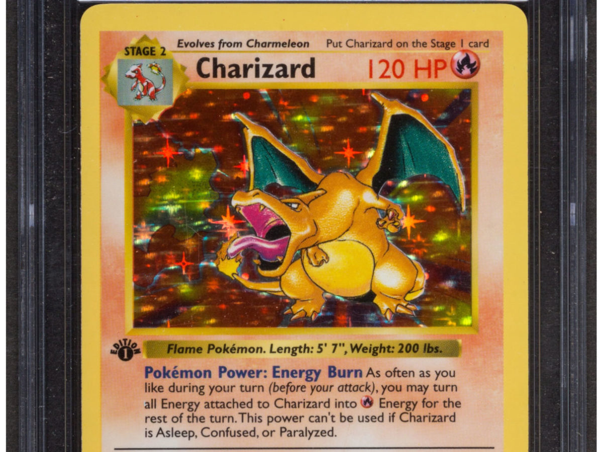 Pokémon TCG 7-Graded 1st Ed Charizard Card Auctioning At Heritage