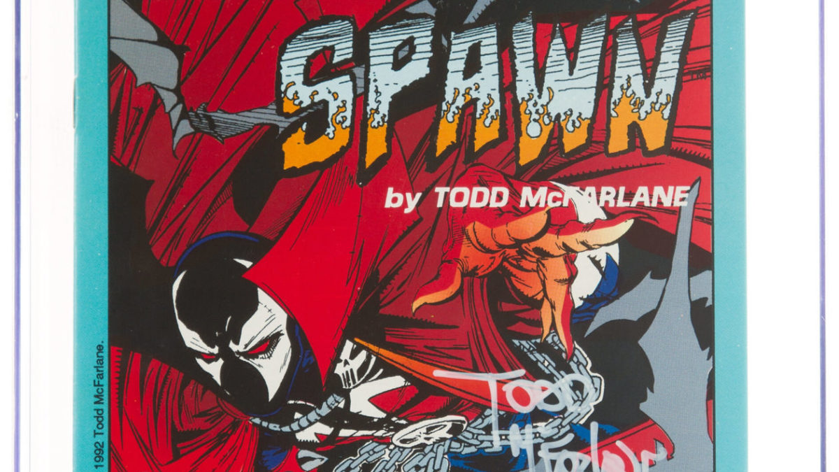 Signed, Misprinted and Slabbed - First Appearance Of Spawn At Auction