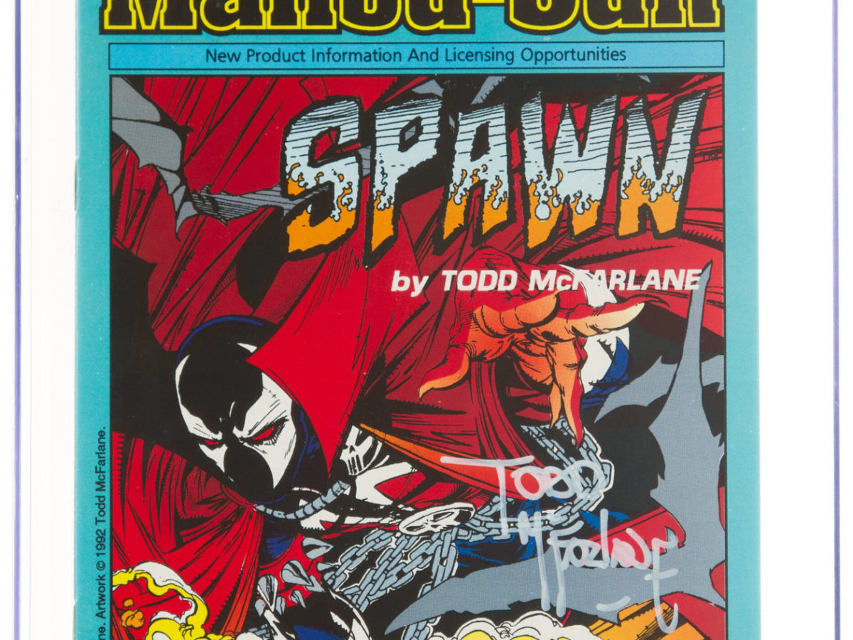 Signed, Misprinted and Slabbed - First Appearance Of Spawn At Auction