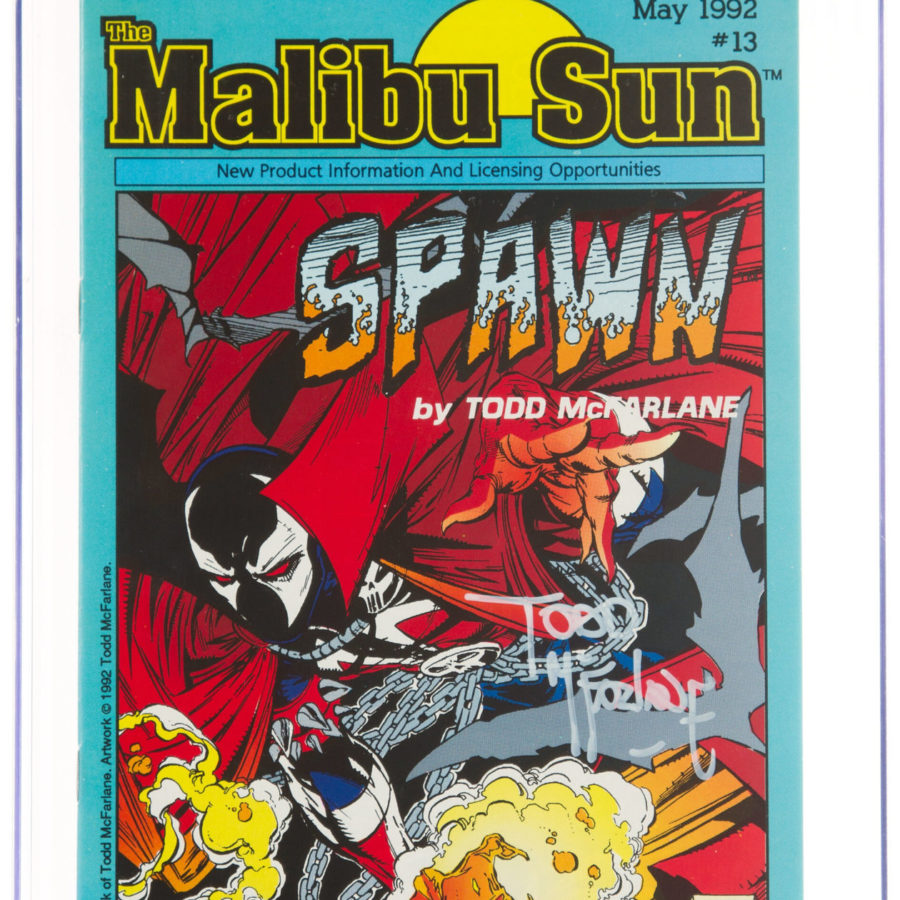 Signed, Misprinted and Slabbed - First Appearance Of Spawn At Auction