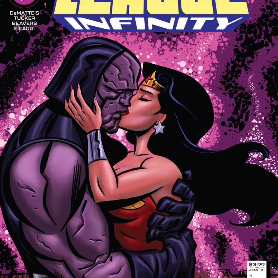 justice league unlimited wonder woman and batman kiss