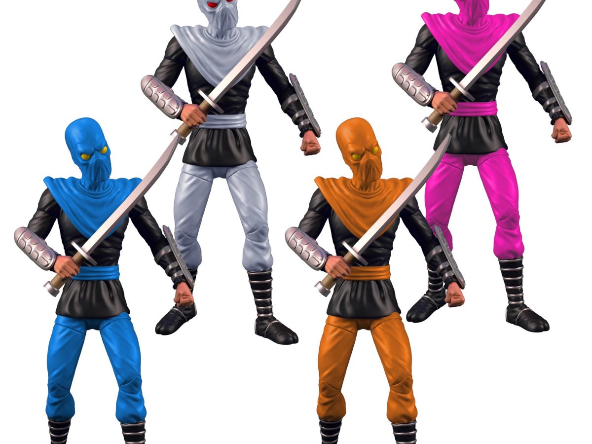 The Foot Clan Fourpack Exclusive BSTAXN NES Retro + Foot Soldier