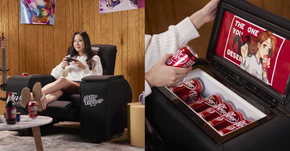 Dr Pepper Is Giving Away A Gaming Chair With A Built-In Fridge