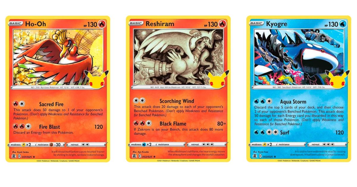 Pokemon 25th Anniversary Card List