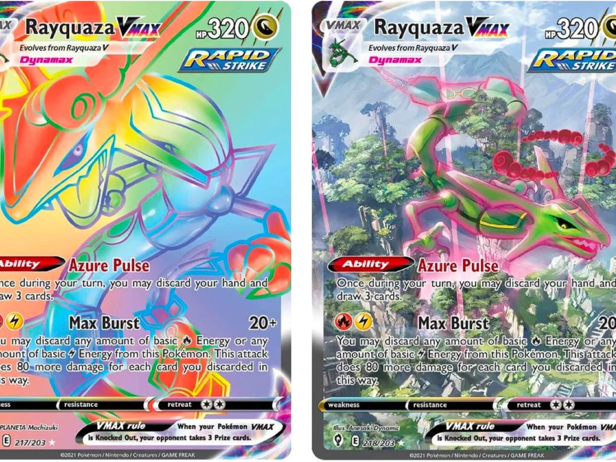 This Card from Obsidian Flames BROKE Rayquaza VMAX. 