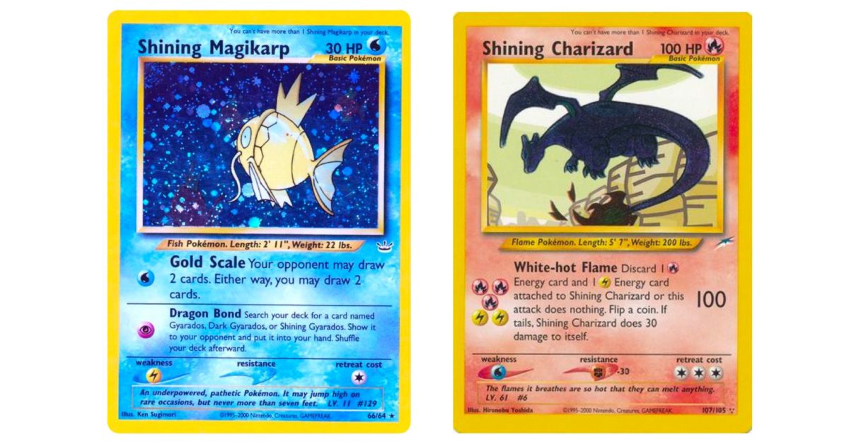 Mew Sparkles & Shines In These Two Vintage Pokémon Cards