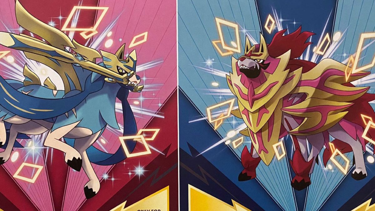 Pokemon Sword & Shield / Shiny Legendary Zacian Zamazenta 