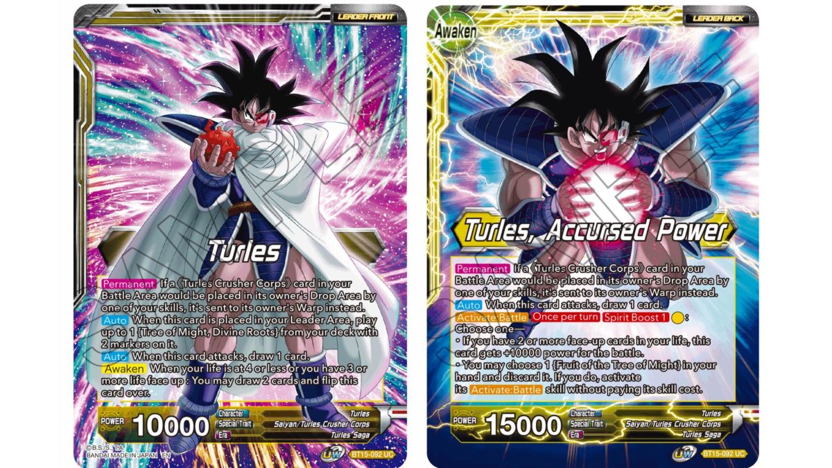 Turles // Turles, Accursed Power (BT15-092) [Saiyan Showdown Prereleas