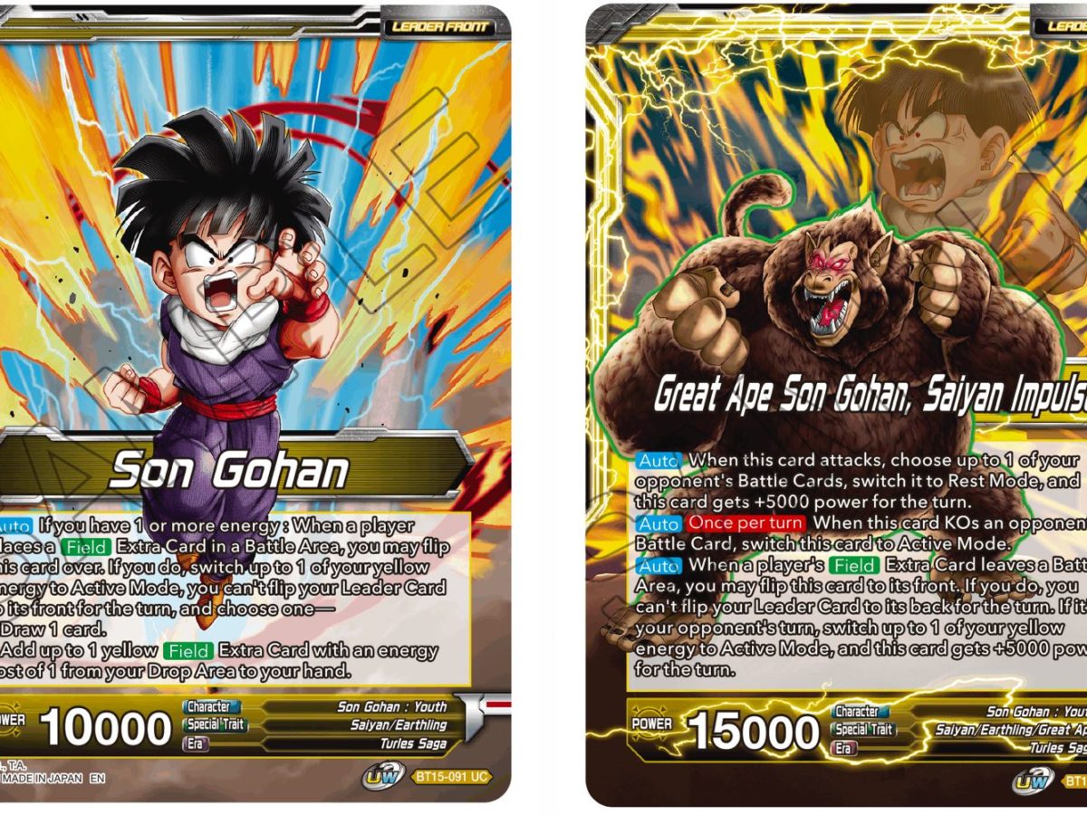 Dragon Ball Super Previews Saiyan Showdown Son Gohan Leader