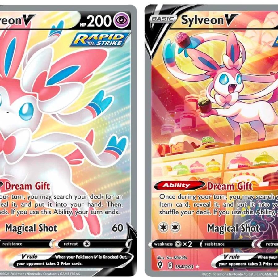 Sylveon-V (184/203), Busca de Cards