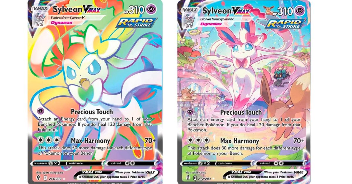 Sylveon-VMAX (212/203), Busca de Cards