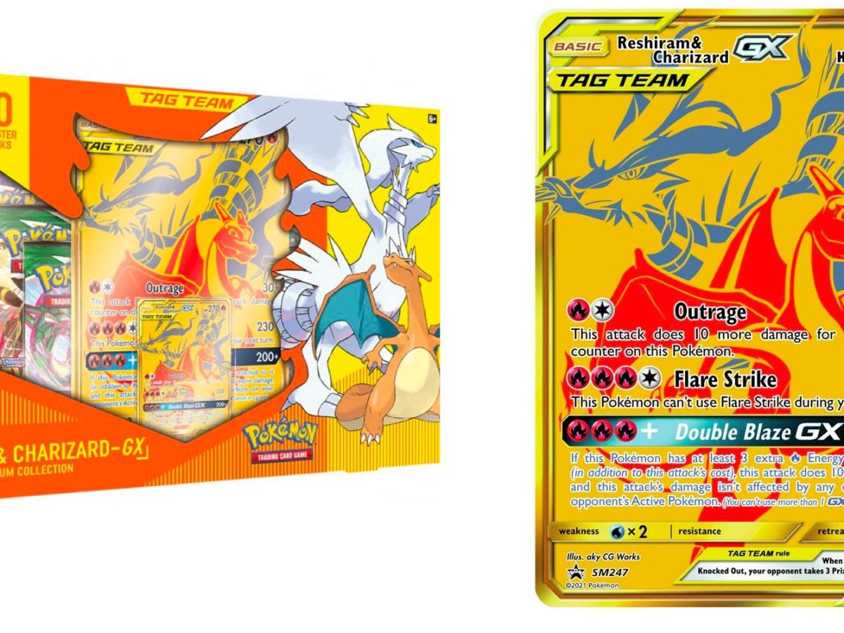 Tag Team Bundle Reshiram And Charizard Gx And Reshiram