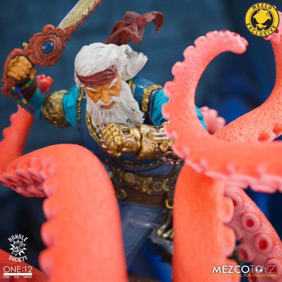 Mezco Toyz ONE:12 Rumble Society Captain Nemo & Nautilus Set Action Figure  Exclusive