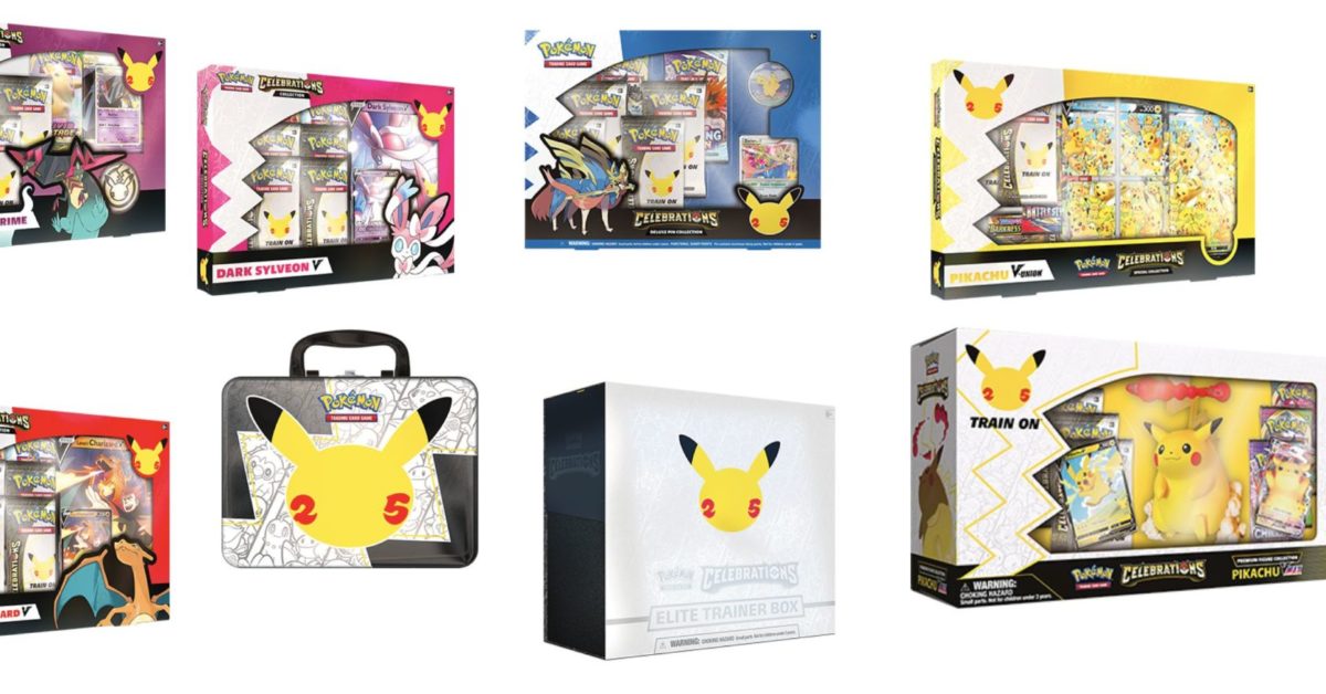 Pokémon TCG 25th Anniversary Celebrations V Memories Special Collection Box  - US