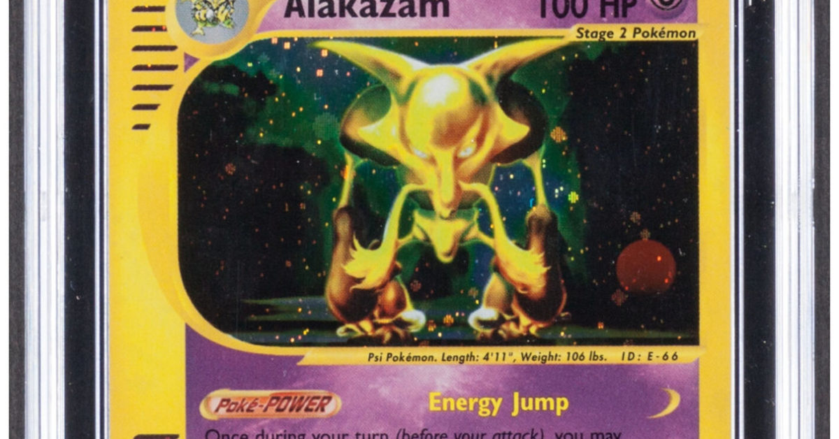 Pokémon TCG Skyridge Alakazam E Reader Card Auction At Heritage