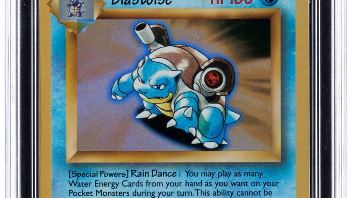 blastoise pokemon card