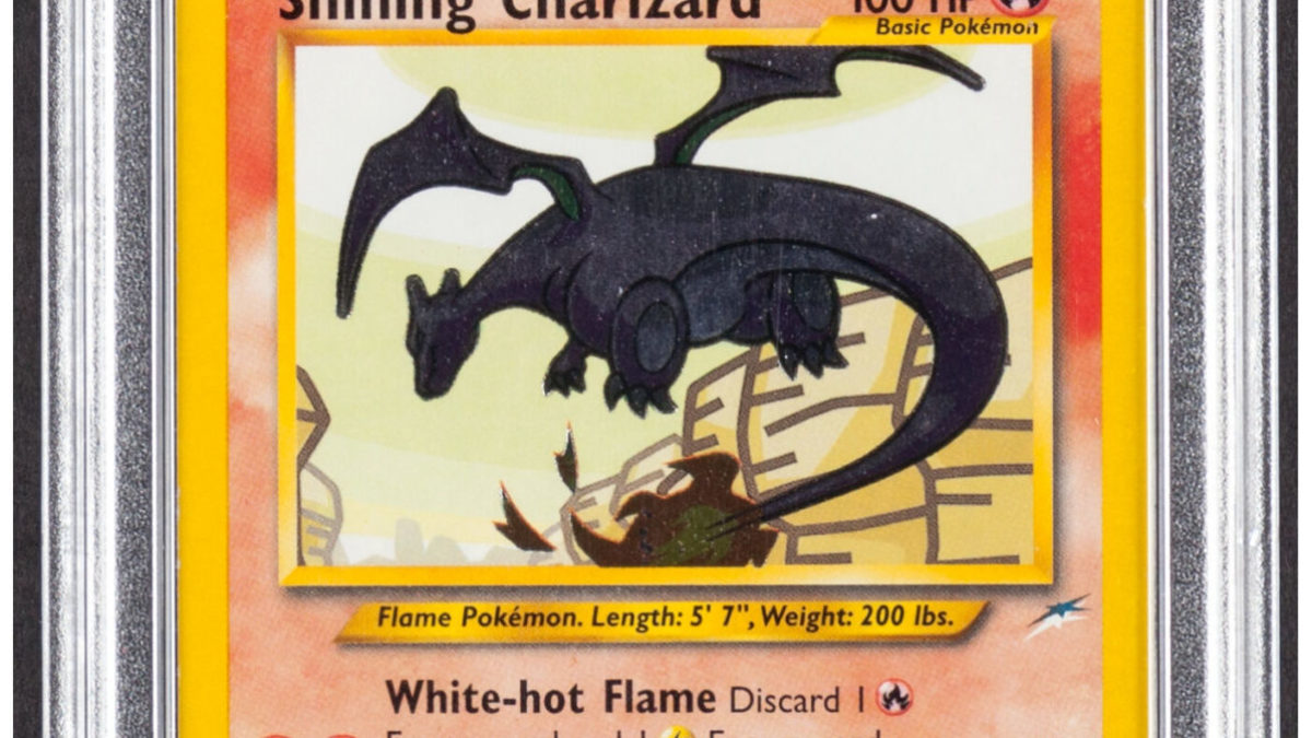 Pokémon TCG Shining Charizard Card Up For Auction At Heritage Pokémon TCG Shining Charizard Card Up For Auction At Heritage