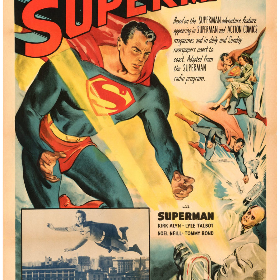 Superman Takes on Atom Man in Poster From Serial At Heritage Auctions